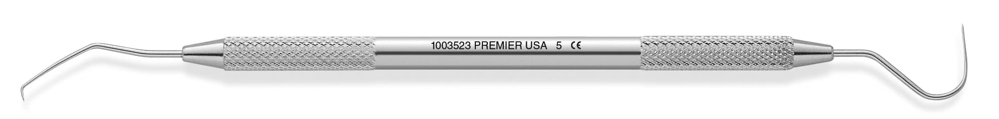 Premier Cavity Finder Explorer, Double-Ended, #5 (17/23), Round Handle, 7/32" Diameter, Stainless Steel, 1/Pk, 1003523 thumbnail 3