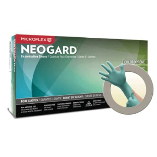 Microflex Neogard Chloroprene Exam Gloves, Powder-Free, Non-Sterile, X-Large, Green, 100/Box, C524 thumbnail 9