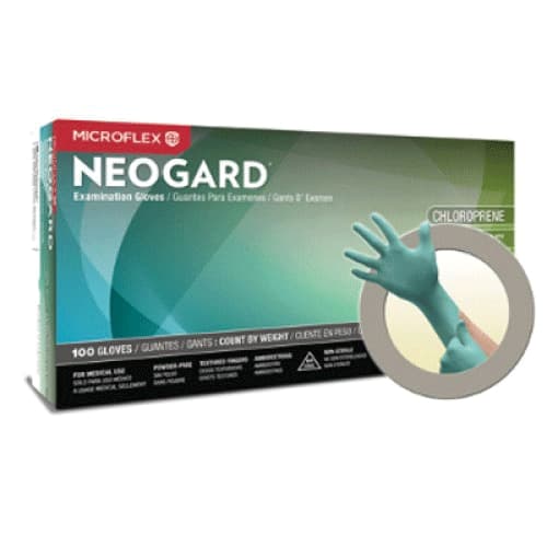 Microflex Neogard Chloroprene Exam Gloves, Powder-Free, Non-Sterile, Large, Green, 100/Box, C523 thumbnail 9
