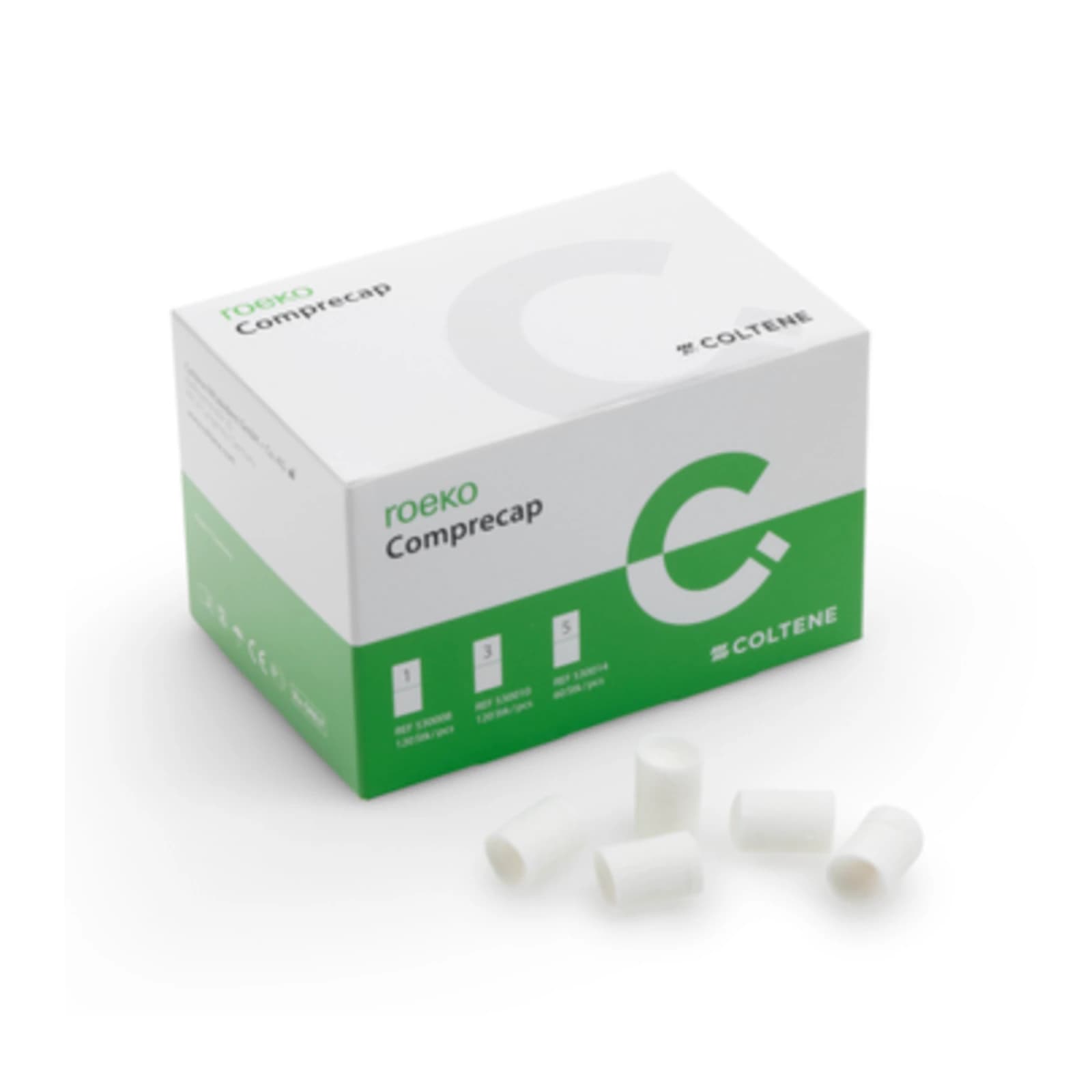 Roeko Comprecap Preformed Compression Caps, Size 5 Large (12.5 mm), 400/Box, Ref 531014 thumbnail 2
