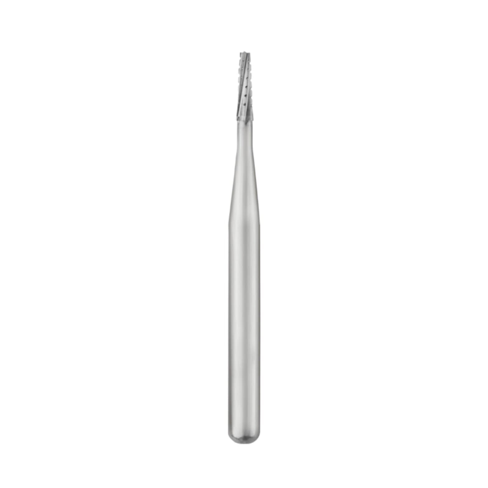 SS White 699 Carbide Bur, Sterile, Friction Grip, Tapered Fissure Flat End Plain, 25/Roll thumbnail 2