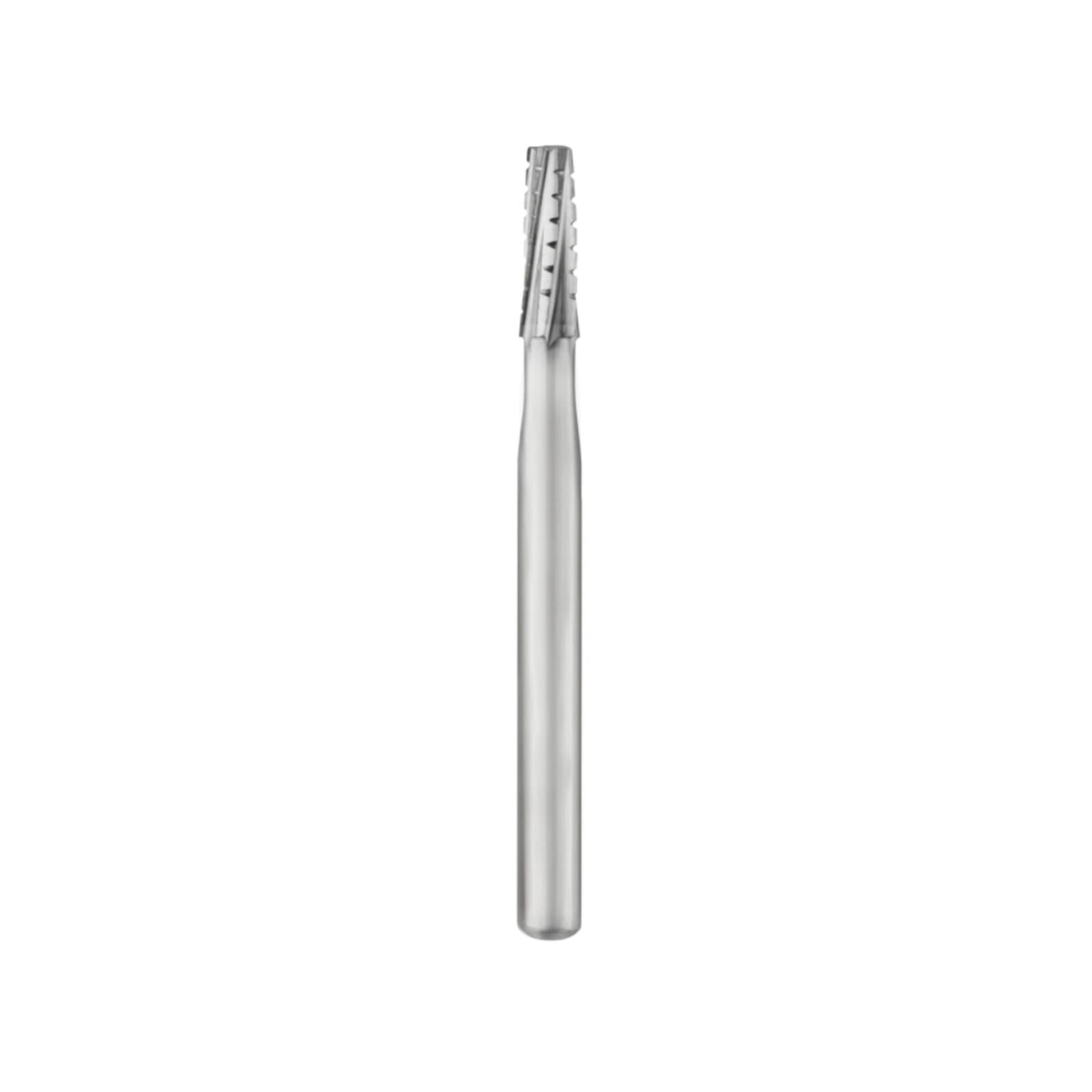 SS White 702 Carbide Bur, Sterile, Friction Grip, Tapered Fissure Flat End Plain, 25/Roll thumbnail 2