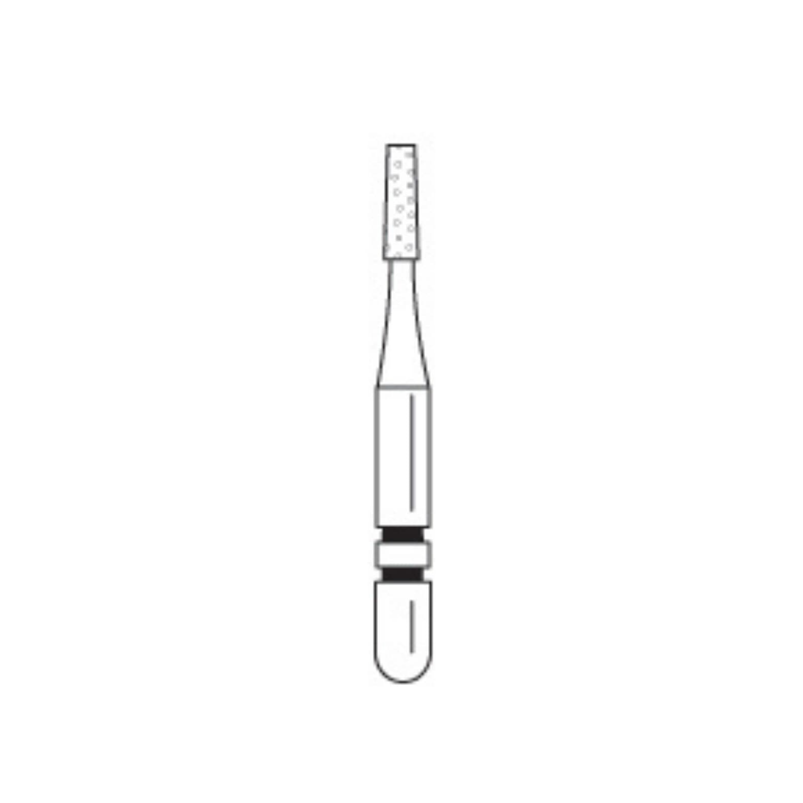 Two Striper® ShortCut™ Diamond Burs FGSS, Operative, 556 S, Medium, Flat End Taper, 5/Pkg, 2015916 thumbnail 2