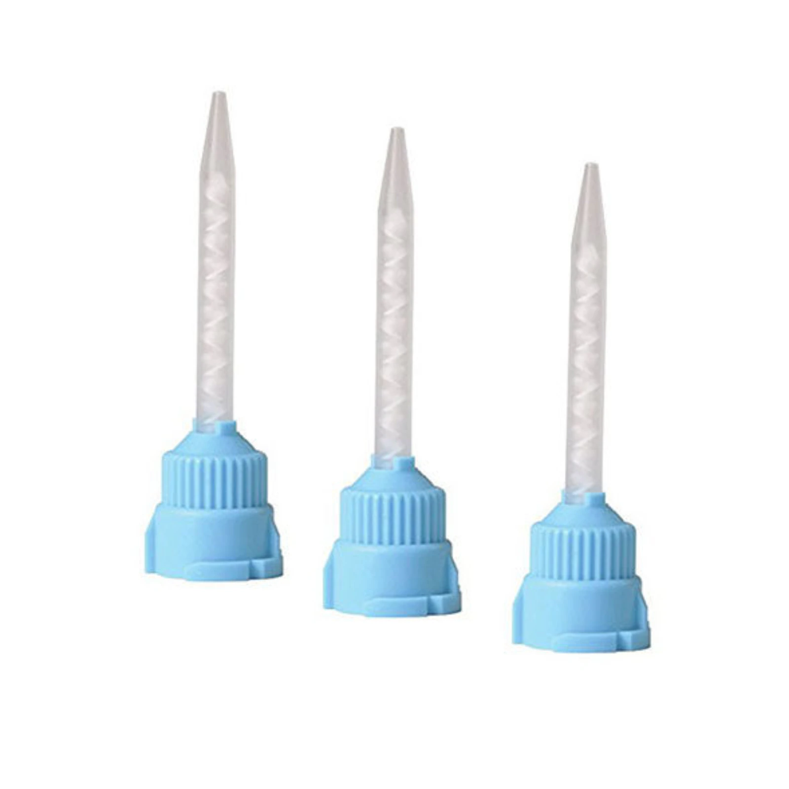 Defend T-Mix T-Style Mixing Tips, 1:1 Ratio, Light Blue, 25/Pk, VP8111T thumbnail 2