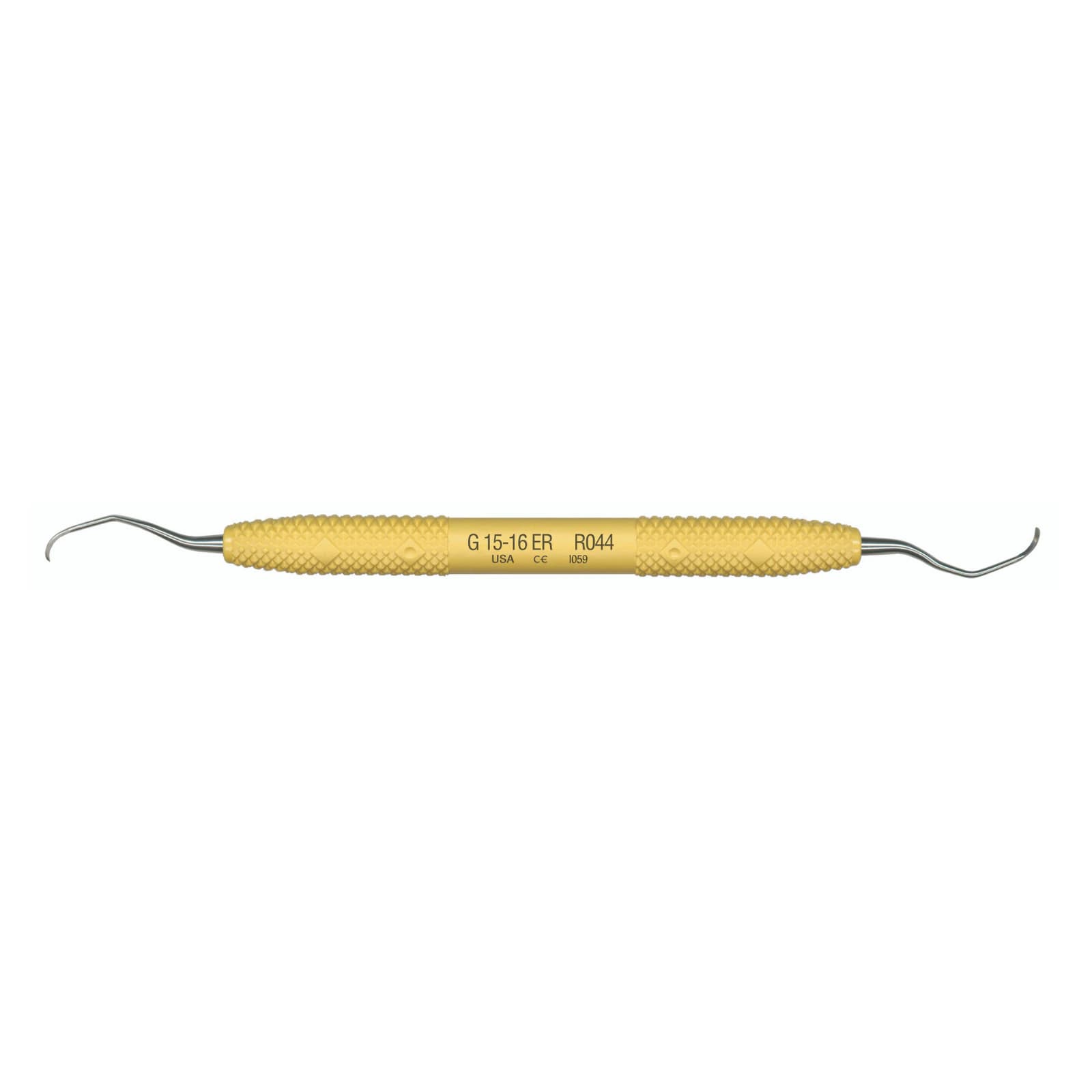 PDT Cruise Gracey 15-16 Extended Reach Curette, Double-Ended, Sunshine Yellow Handle, R044 thumbnail 2