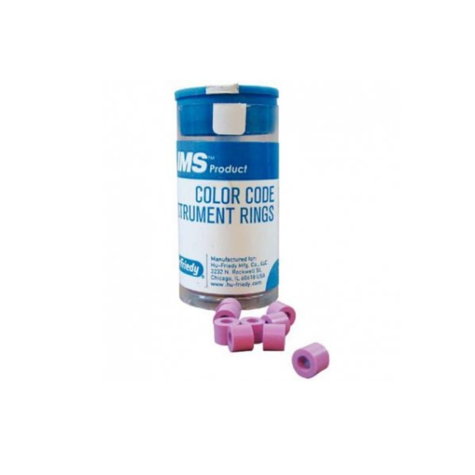 Hu-Friedy Color Code Instrument Rings, Regular, Purple, 50/Pk, IMS-12813 thumbnail 2