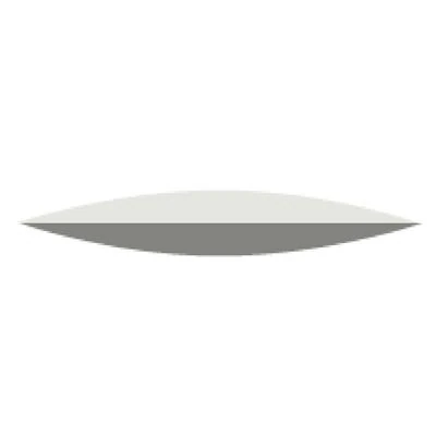 NTI Silicone Polisher, Unmounted, White, Knife Edge #220, 22 mm, 10/Pk, P0310-220 thumbnail 4