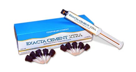 Exacta Cement Xtra Temporary Cement Cartridge Kit, Non-Eugenol, Automix, 120g, 25 Mixing Tips thumbnail 2