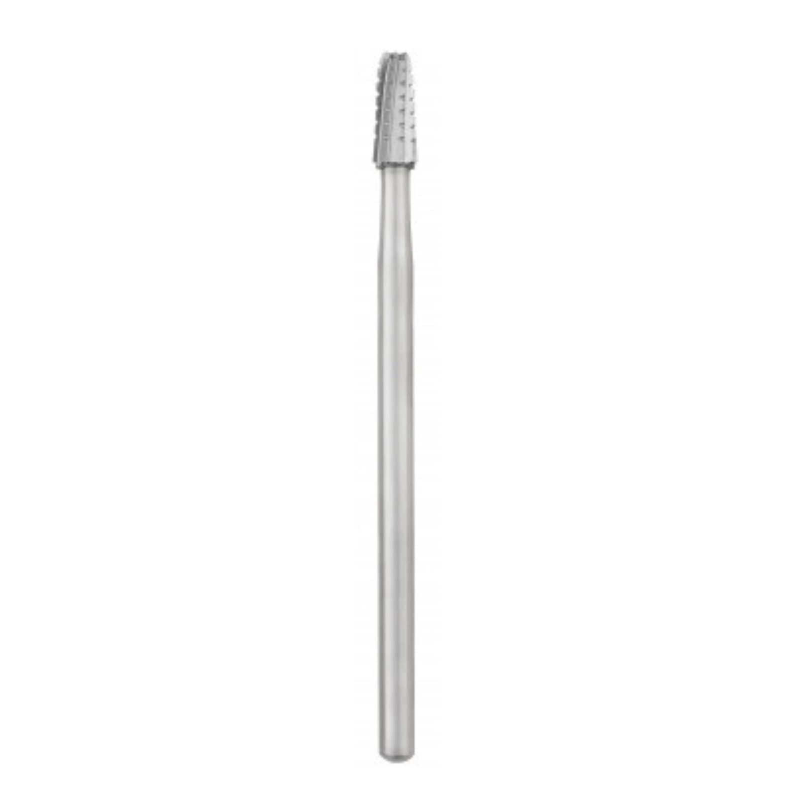 SS White #1703 Oral Surgery Carbide Bur, Cross Cut Fissure, Round End Tapered, HP Shank #5, 2.1 mm x 59 mm, Sterile, 10/Pk, 30067 thumbnail 3
