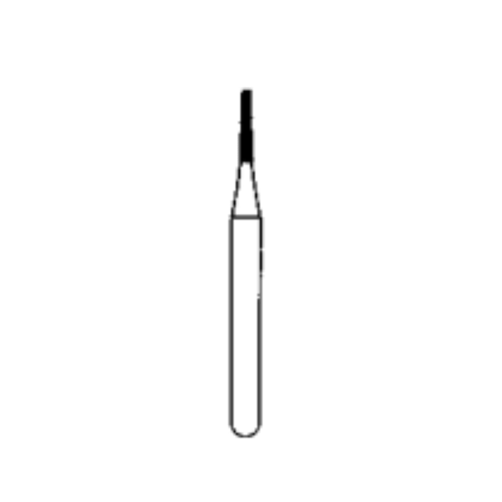 Alpen Carbide Bur FG #168 Tapered Fissure, 0.8 mm Diameter, Friction Grip, 10/Pk thumbnail 2