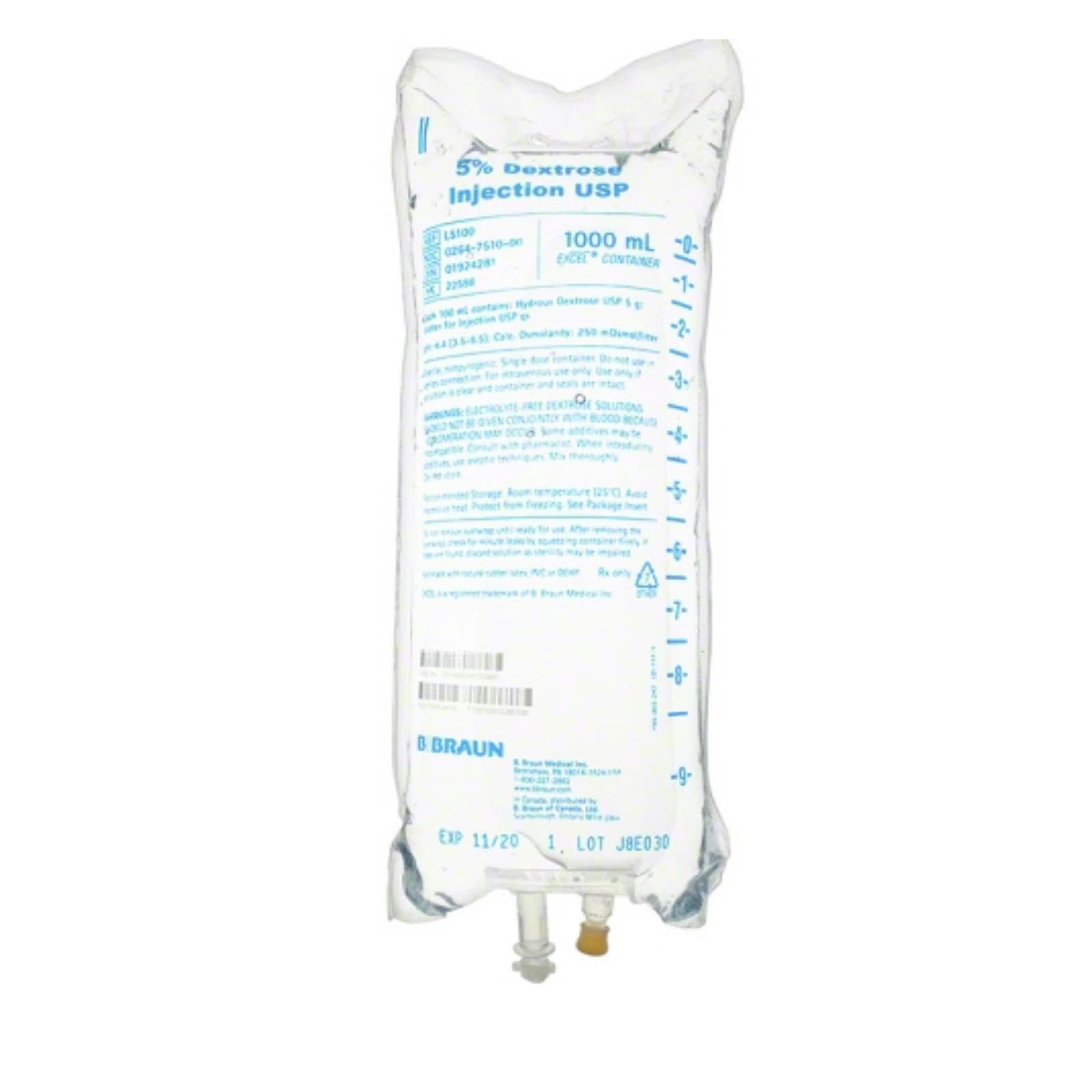 B. Braun Sodium Chloride Injection 0.9%, 1000 mL IV Bag, Sterile, DEHP-Free, Each thumbnail 3