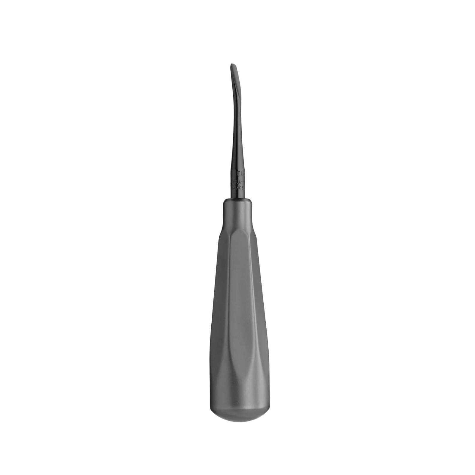 Hu-Friedy Luxating Elevator, Curved, 4mm, Single End, #510 Large Tapered Hexagonal Handle, EL4C thumbnail 2