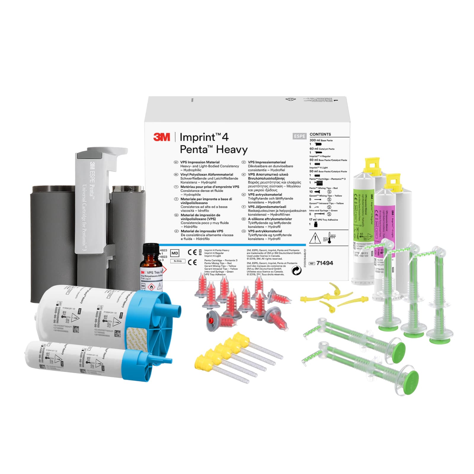 3M Imprint 4 Penta Heavy VPS Impression Material Intro Kit, Mint, 71494 thumbnail 2