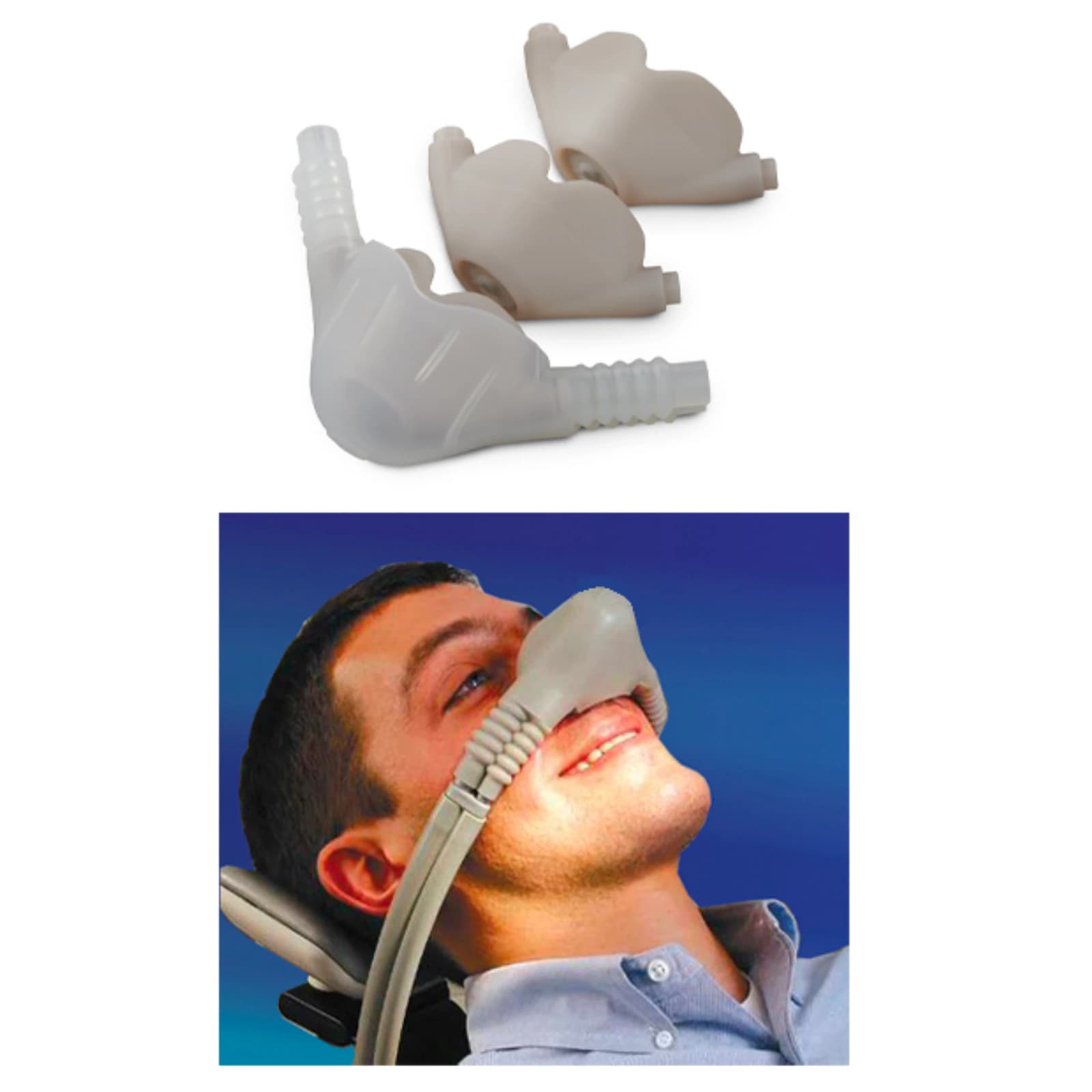Porter Scavenger Adult Nasal Hood Inner Liners, Silicone, Autoclavable, 3/Pk, 5054-1 thumbnail 9