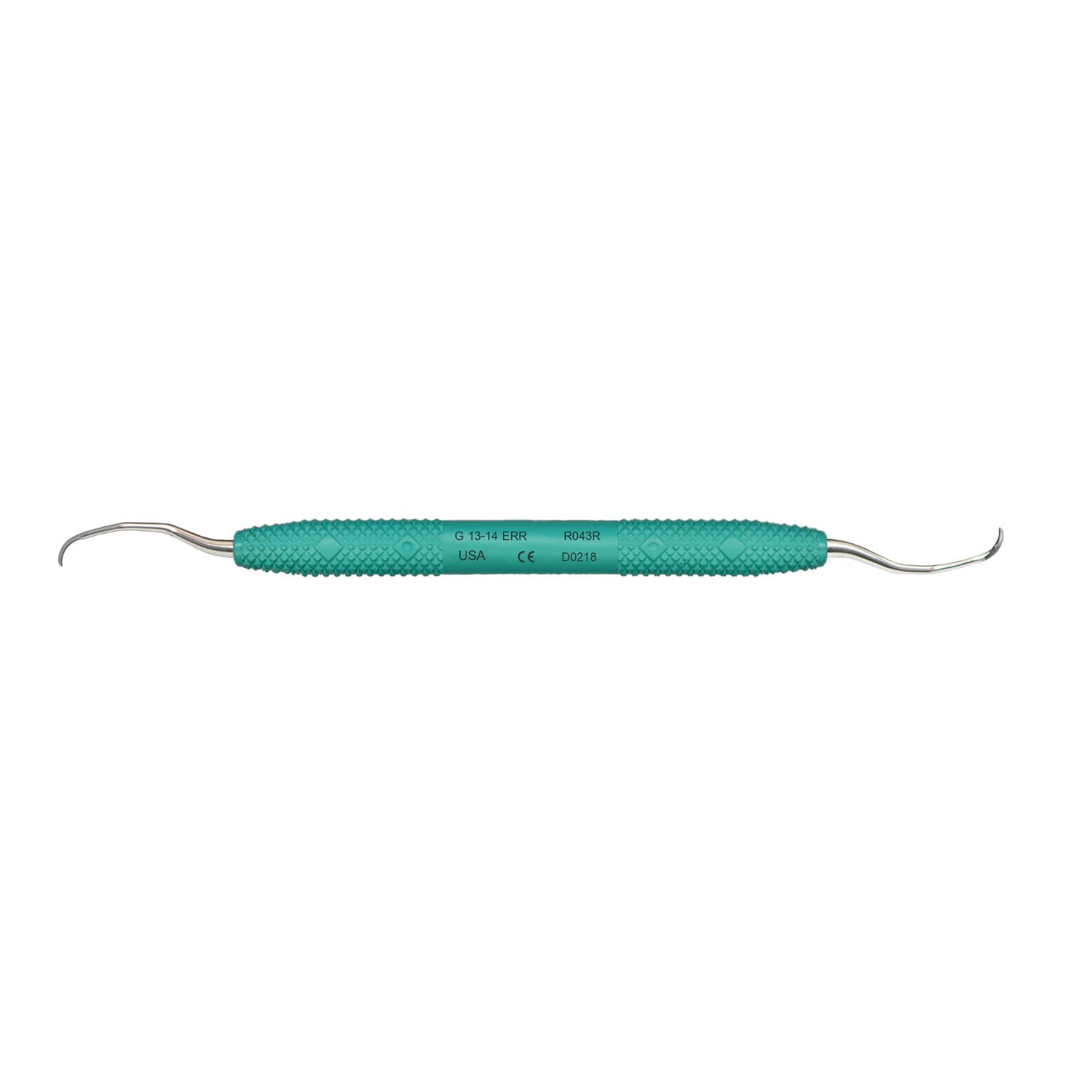 PDT Cruise Gracey 13-14 Extended Reach Rigid Curette, Caribbean Green Handle, R043R thumbnail 2