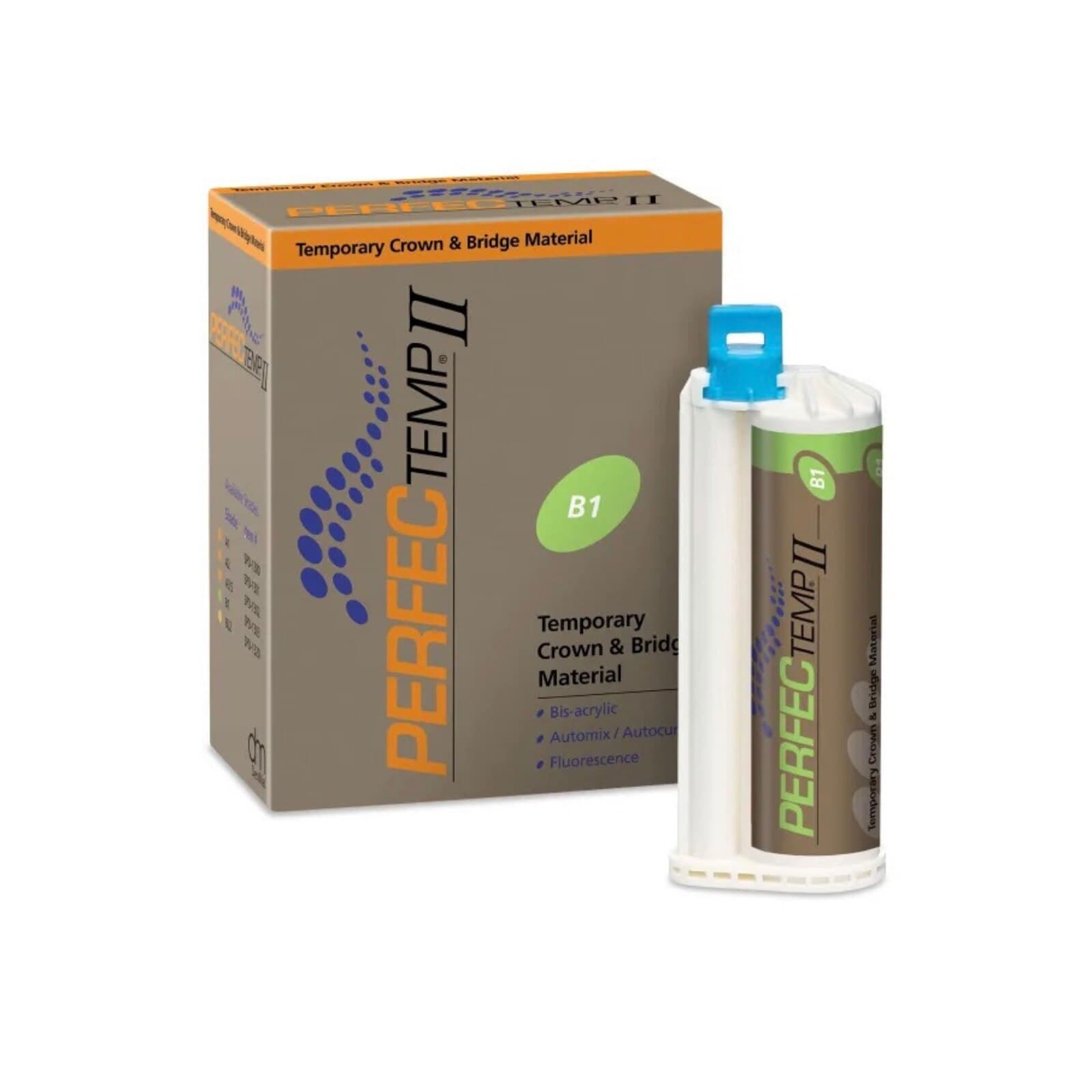 PERFECTemp II Automix Temporary Crown & Bridge Material Cartridge, Shade B1, 50 mL, Refill Package (1 Cartridge + 15 Mixing Tips), SPD1303 thumbnail 10