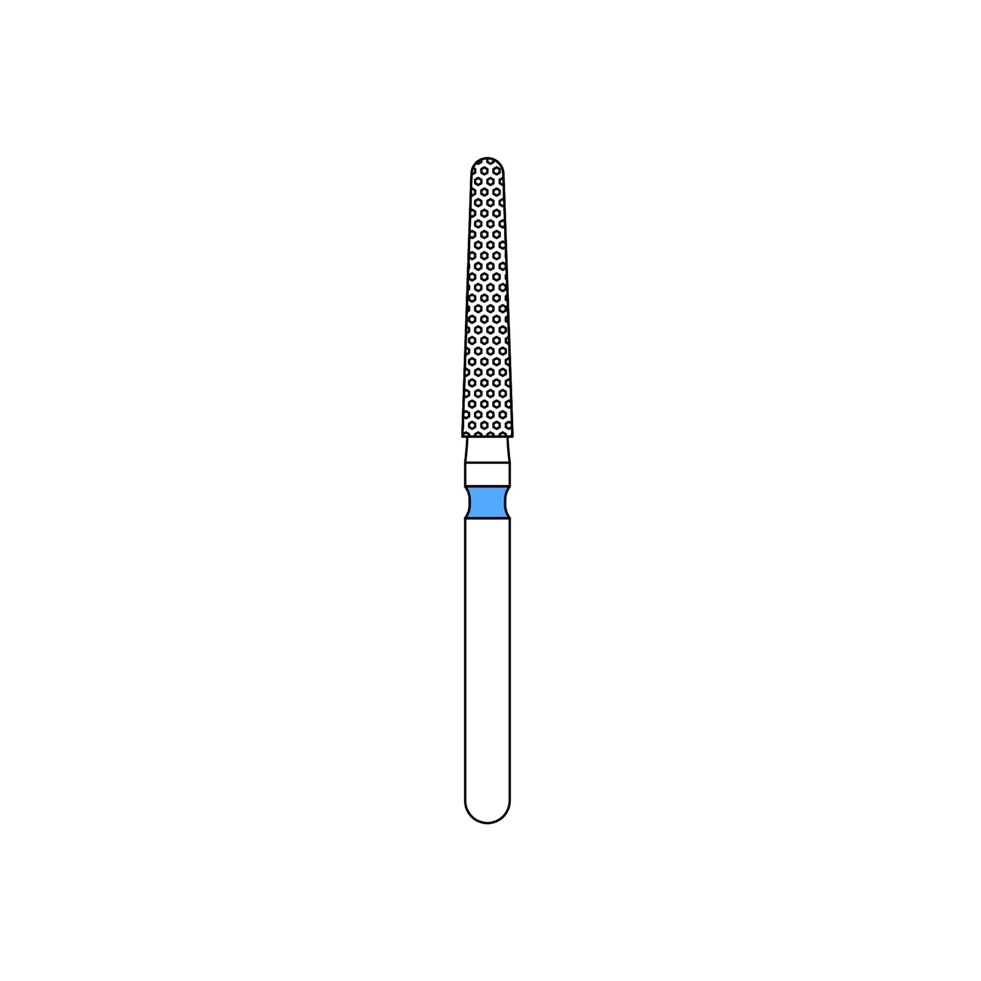 PRIVA Diamond Burs FG 850-018M, 5/Pk - PRIVA Diamond Burs FG 850-018M 5/Pk - Image 1