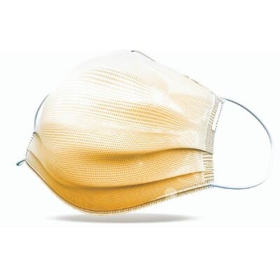 Cranberry Repel 4-Ply Premium Face Mask, Amber, ASTM Level 3, 50/Box thumbnail 2