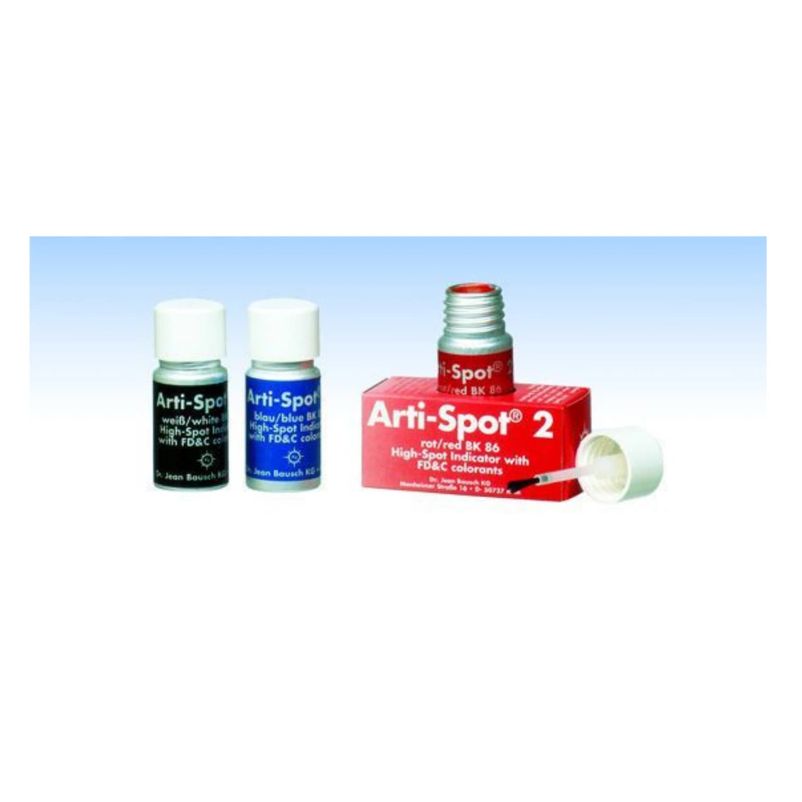 Arti-Spot 2 High-Spot Indicator, for Ceramics, 15 ml, Red, 1/Pk, BK86 thumbnail 3