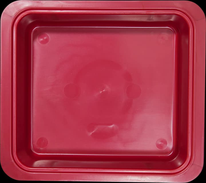 Zirc Procedure Tub Only, Red, 12-1/4" x 10-7/8" x 2-3/4", 1/Pk, 20Z463M thumbnail 3