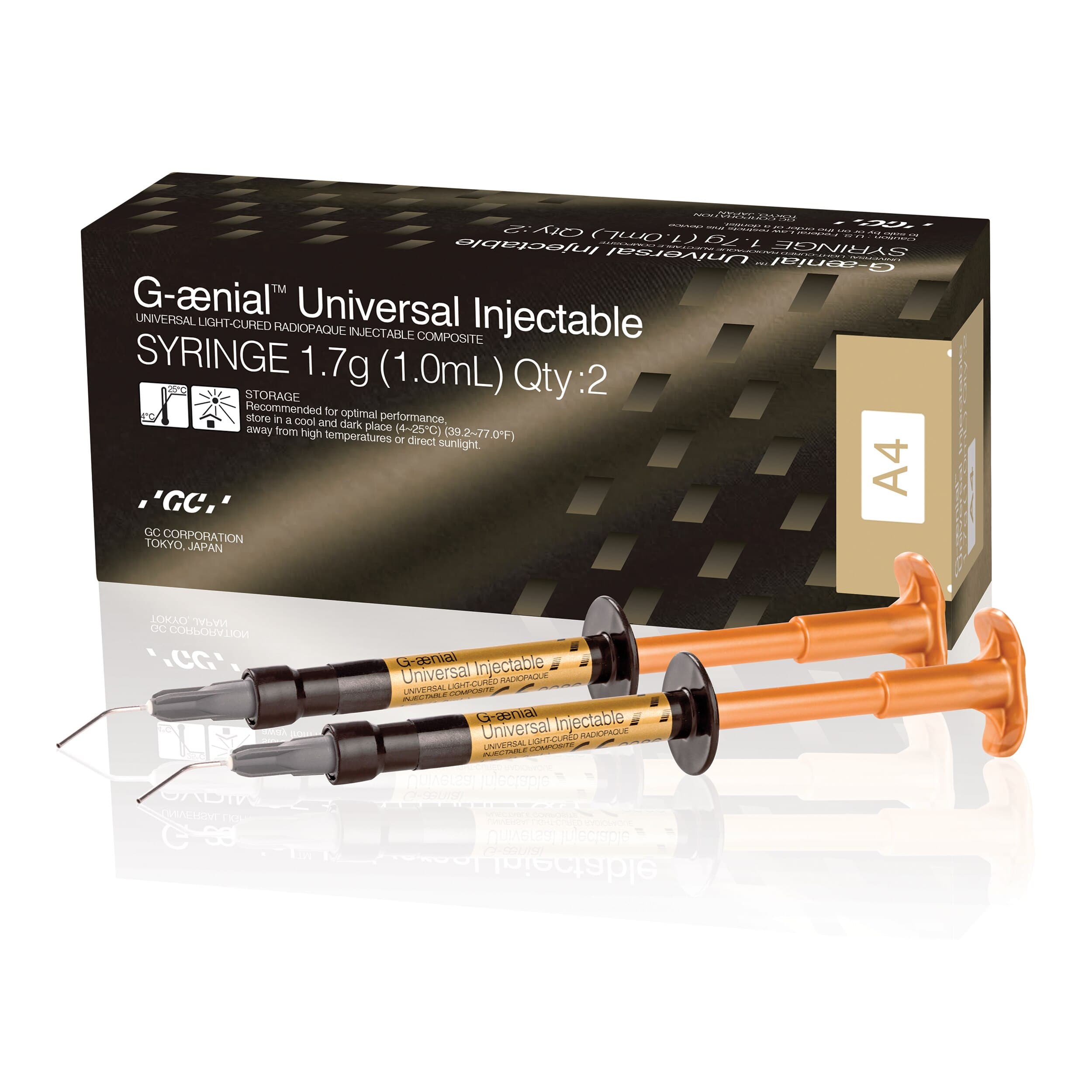 G-aenial Universal Injectable Composite Syringe, Shade A4, 1.7 g (1.0 mL), 2/Pkg, 012368 thumbnail 8