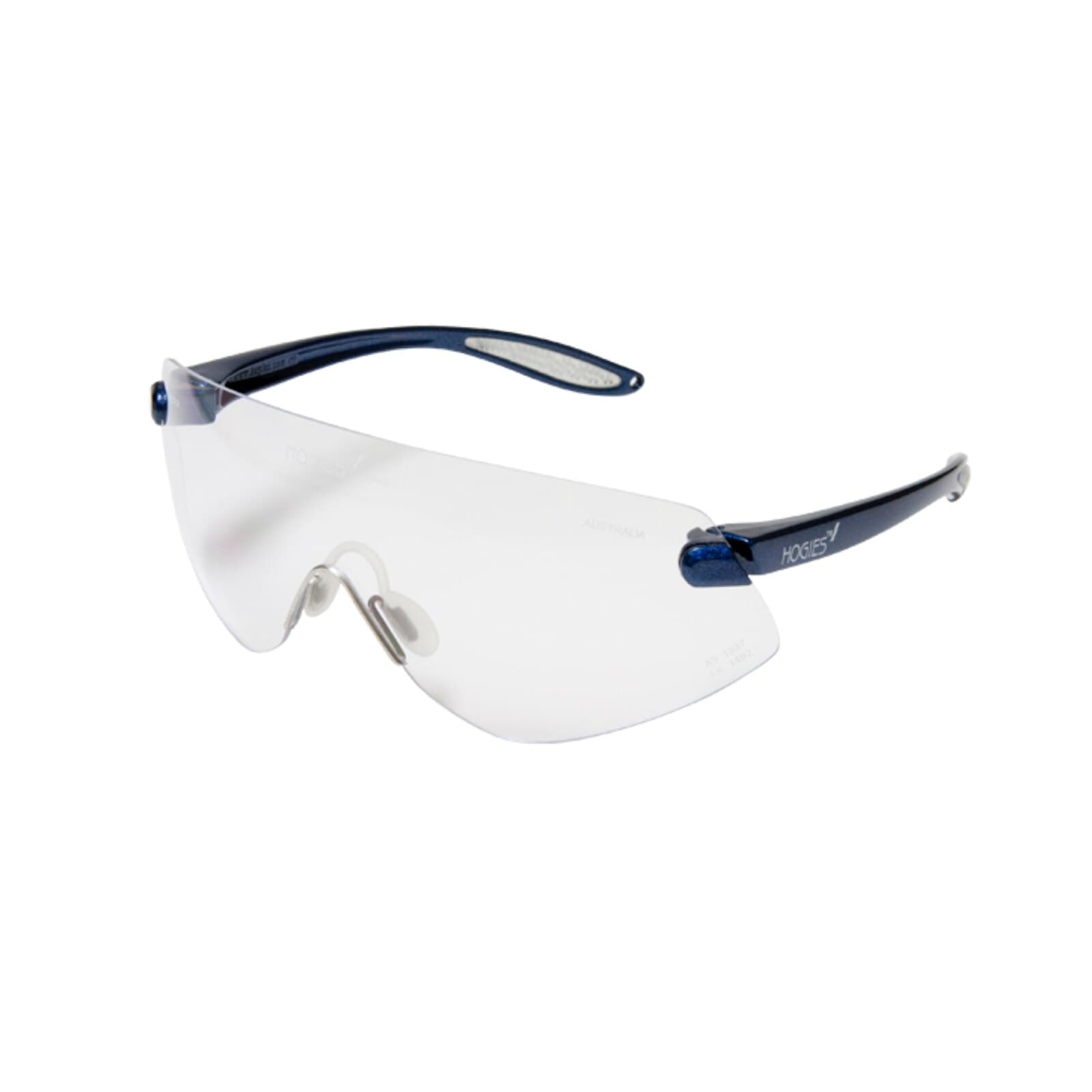 Hager Outback Protective Eyewear, Clear Lens, Blue Child Frame, 1 Pair, Includes Neck Strap thumbnail 2