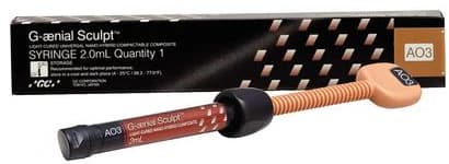 G-aenial Sculpt Universal Nano-Hybrid Composite, Shade AO3, Syringe Refill, 2 ml, 1/Pk, 009163 thumbnail 6