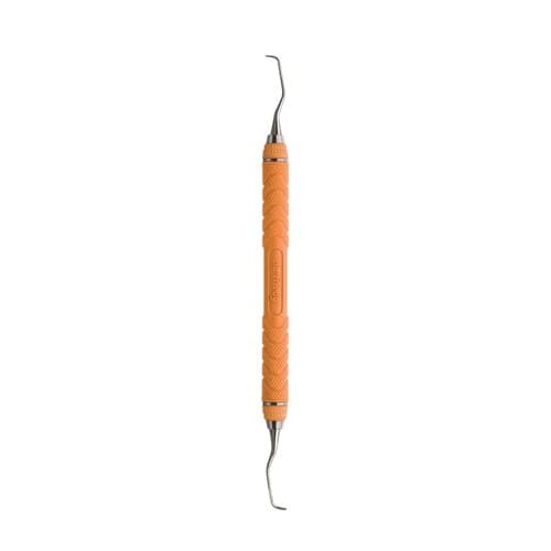 Hu-Friedy EverEdge 2.0 Gracey Curette 11/12, Double-Ended, Resin 8 Colors #C8 Orange Handle, SG11/12C8E2 thumbnail 7