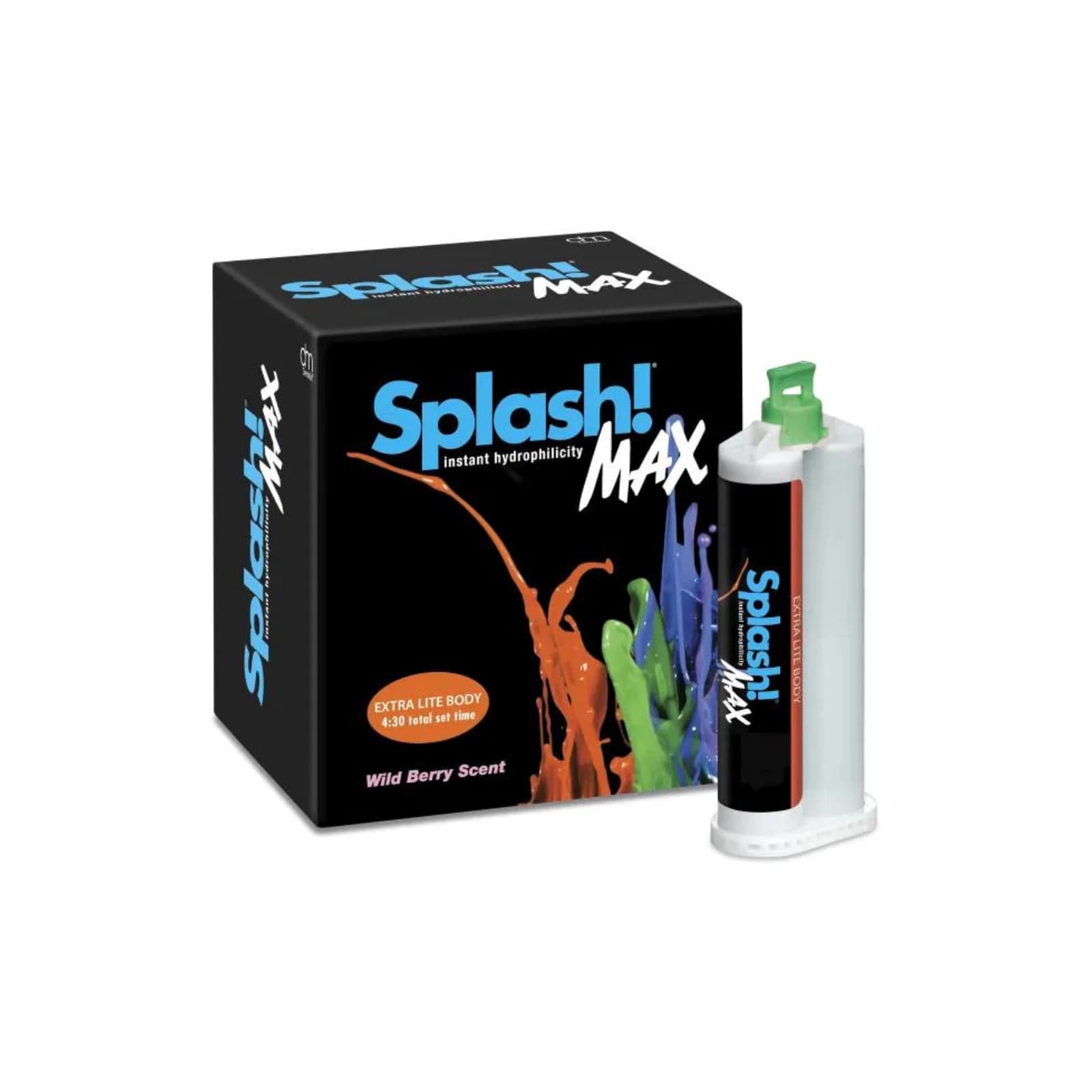 SplashMax Half-Time Set Extra-Lite Body VPS Impression Material, 50 mL Cartridges, 8/Pkg, SPD1607 - SplashMax Half-Time Set Bulk Kit - Image 1