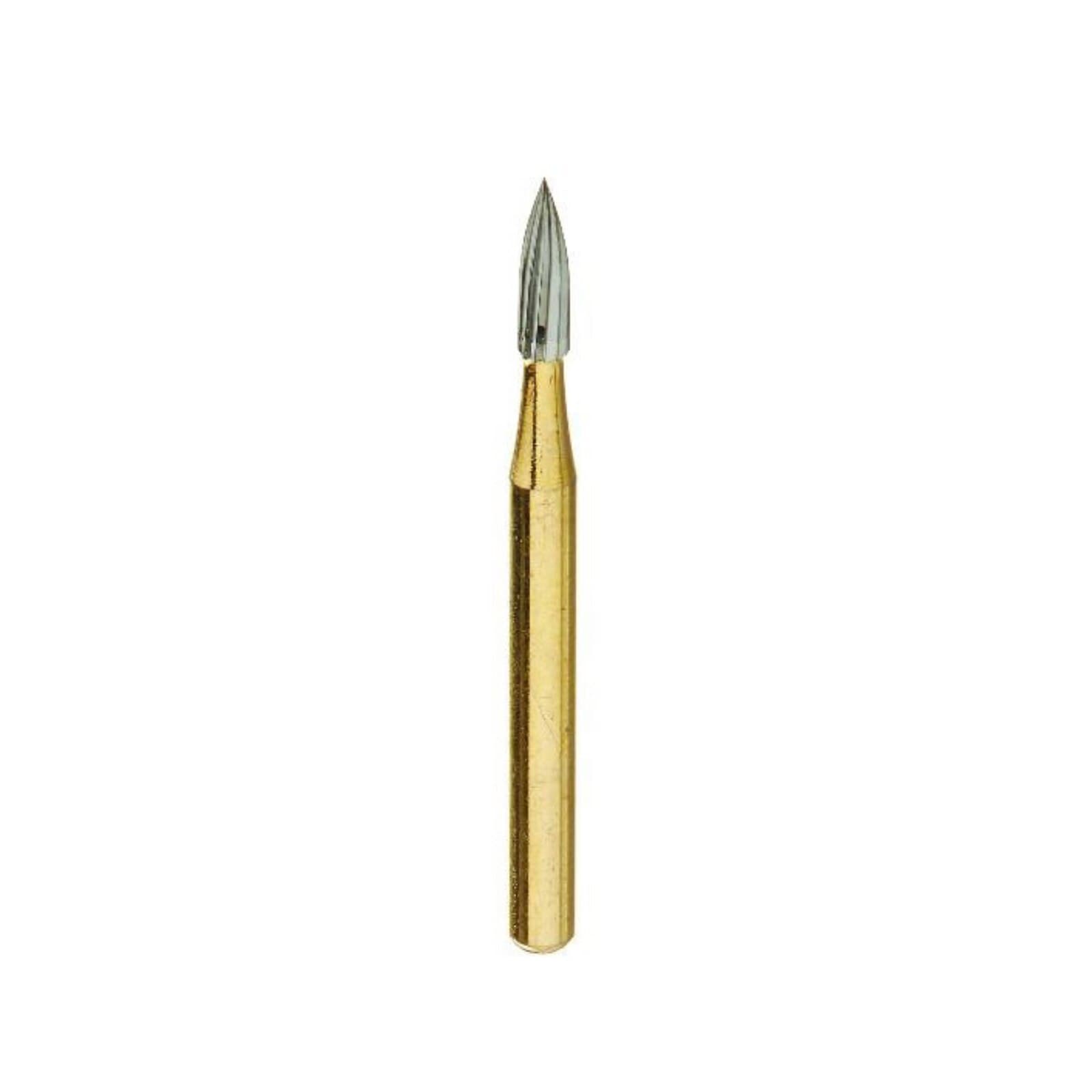 Midwest Trimming & Finishing Carbide Bur, #7903, FG, Needle, 12-Blade, 1.2mm Diameter, 3.8mm Length, 10/Pk, 389512 thumbnail 2