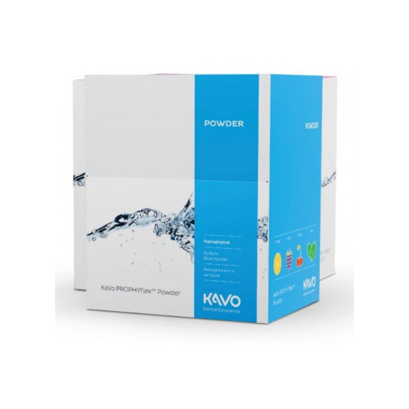 KaVo PROPHYflex Powder Sodium Bicarbonate Berry 15g Unit Dose Packets, 80/Box thumbnail 2