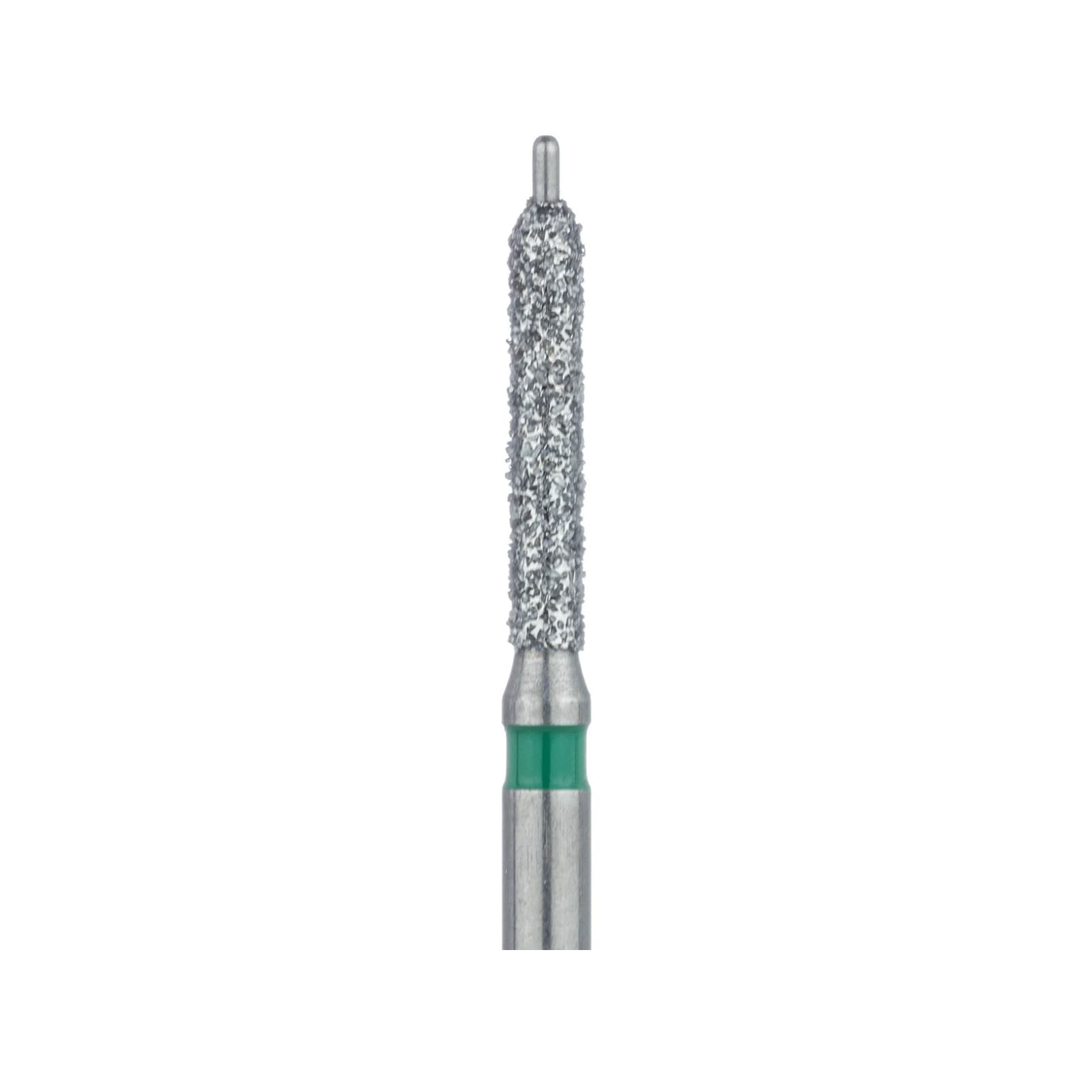 Meisinger 509G-014-FG Crown Prep Diamond Bur, Coarse (Green), Straight Guide Tip, 1.4mm Head, 8mm Working Length, Friction Grip, 5/Pk thumbnail 3
