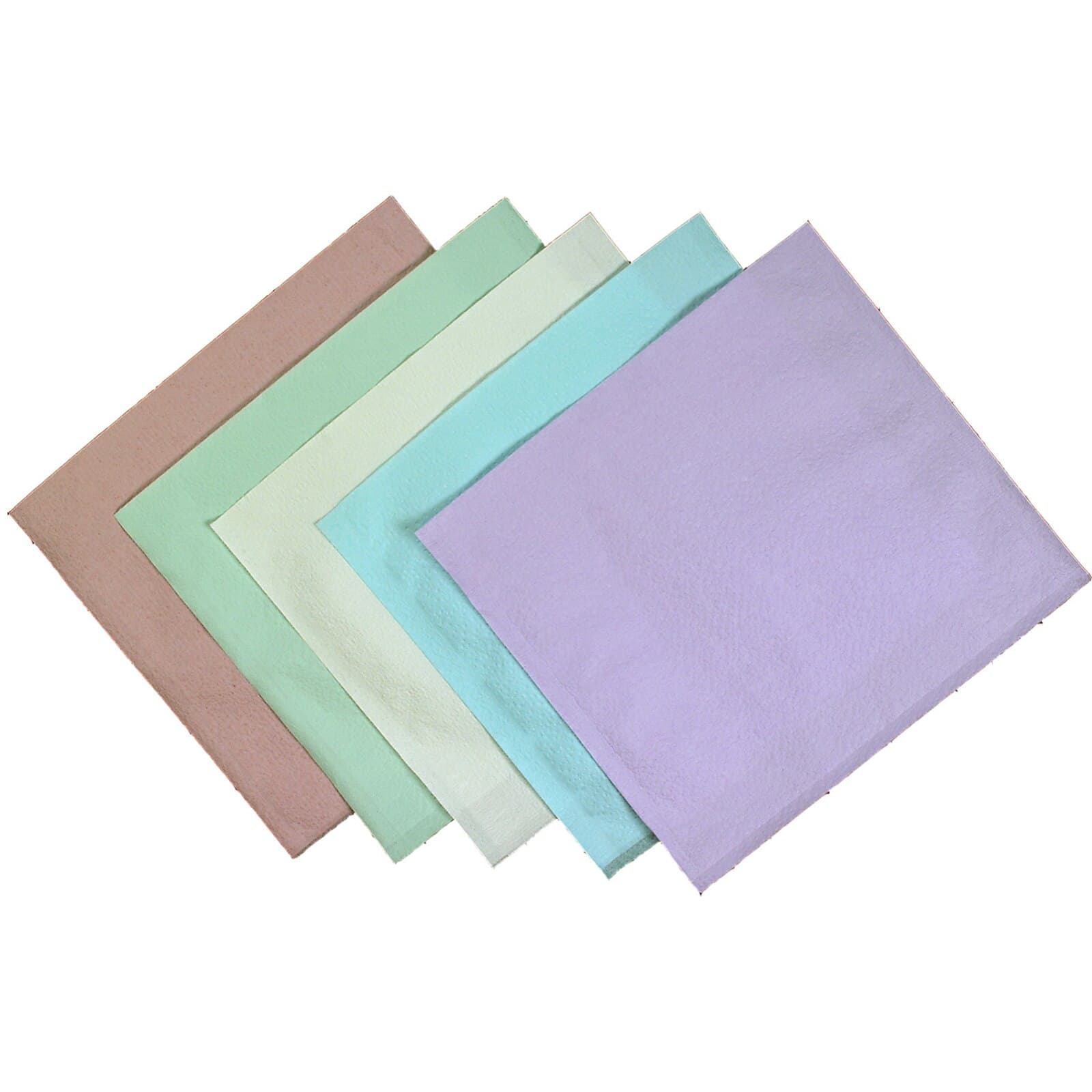 TIDI Choice Headrest Covers, 10" x 10", Tissue/Poly, Lavender, 500/Case thumbnail 2