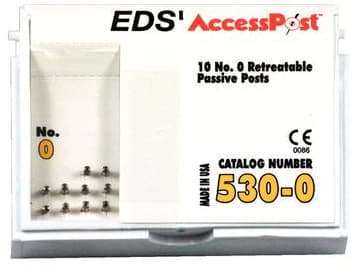 AccessPost Stainless Steel Passive Post Refill, Size #0, Yellow, 10/Pk, 530-0 thumbnail 6