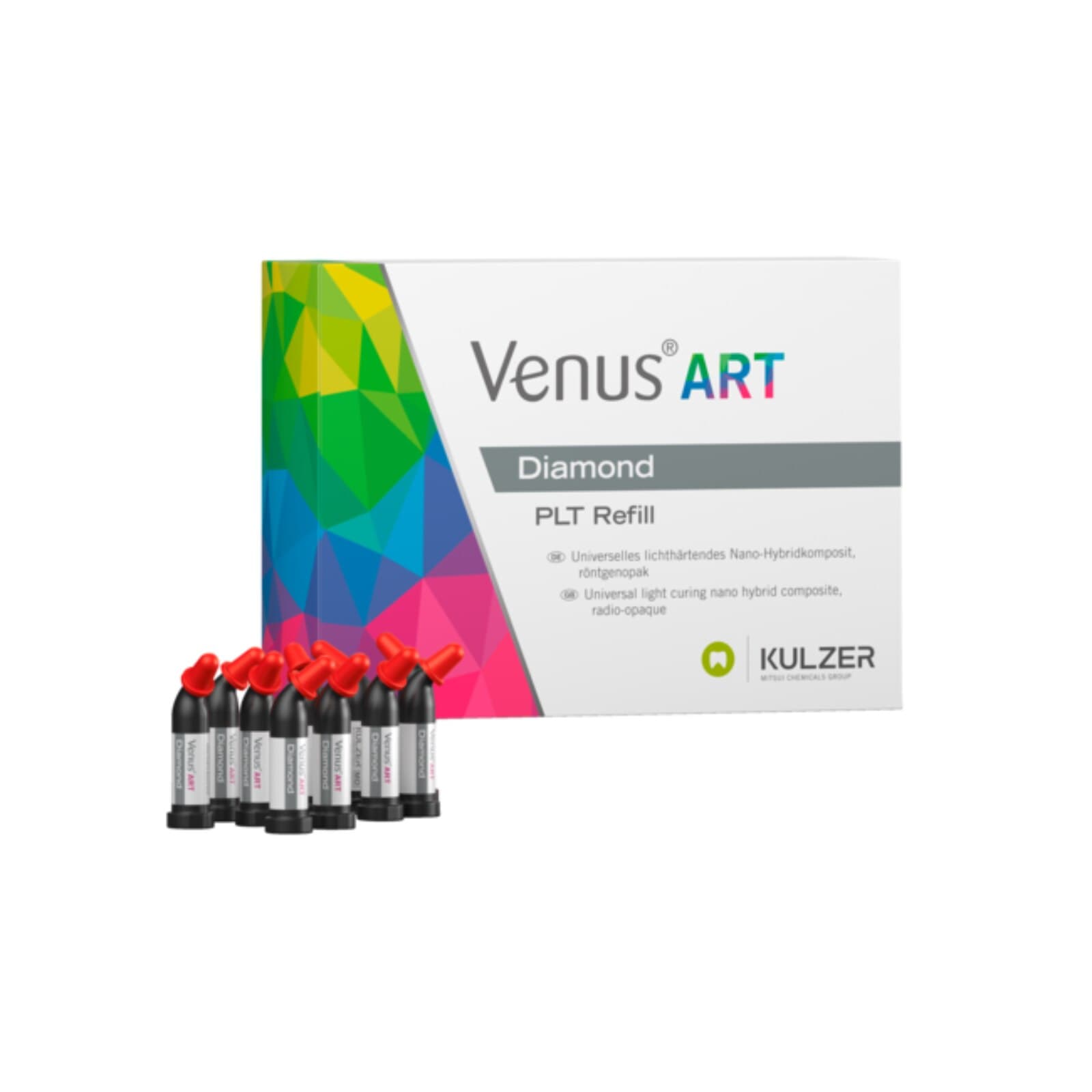 Venus Diamond Nanohybrid Universal Composite, PLT Refill, Shade B3, 0.25 g Unidose Tips, 10/Box, 66039017 thumbnail 7