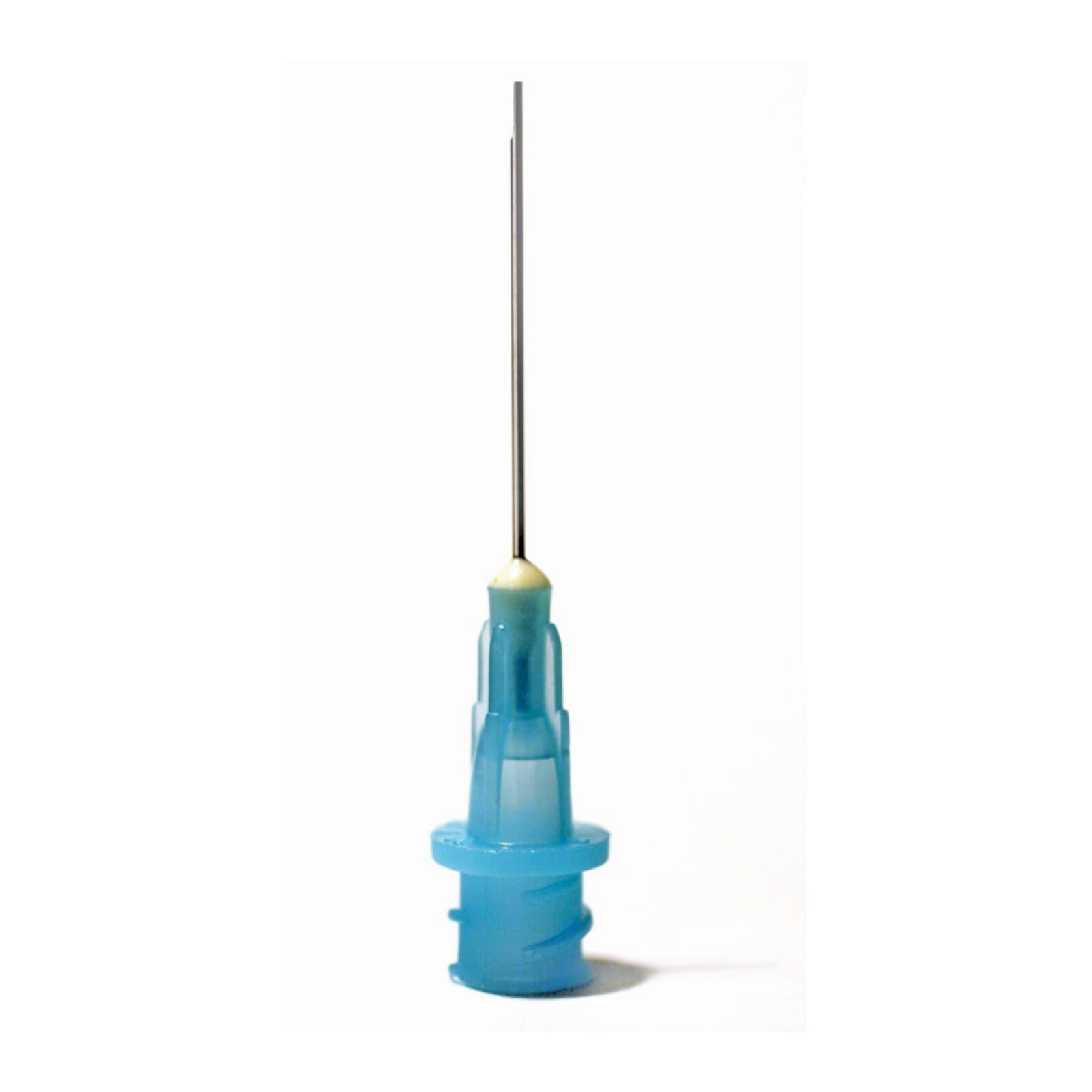 Vista Apex Secure-Lock Appli-Vac Irrigating Tips, 23 Gauge, Blue, 1" Bendable, 80/Bag, 314523 thumbnail 5