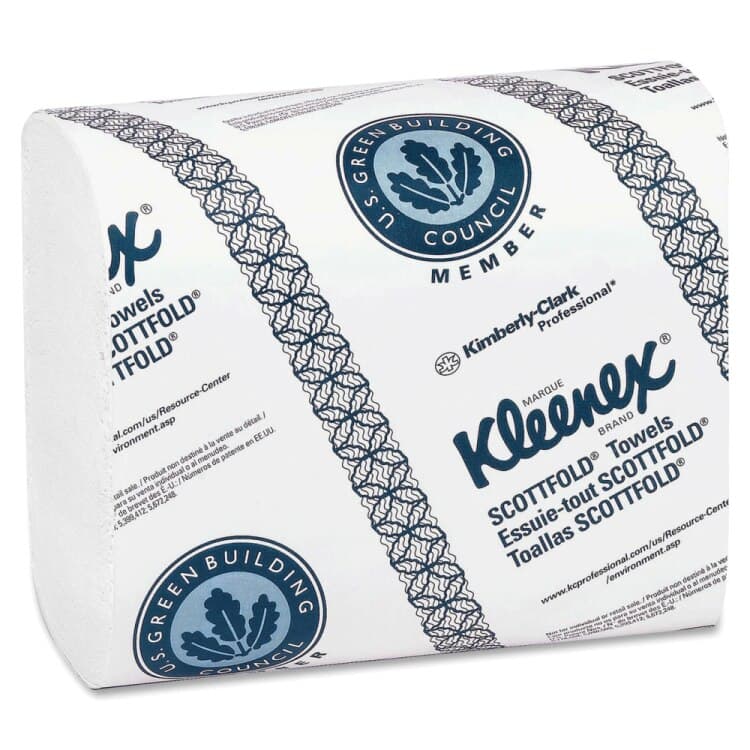 Kleenex C-Fold Paper Towels, #150, 1-Ply, 10.125" x 13.15", White, 2400/Case (16 Packs of 150), Halyard thumbnail 7