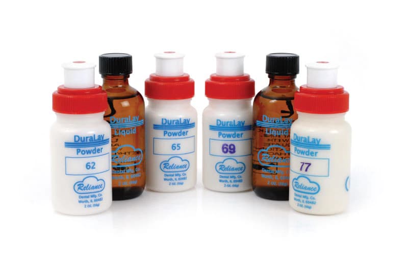 DuraLay Inlay Resin Powder, 2oz, Blue, Refill - DuraLay Inlay Resin Powder 2oz Blue - Image 1