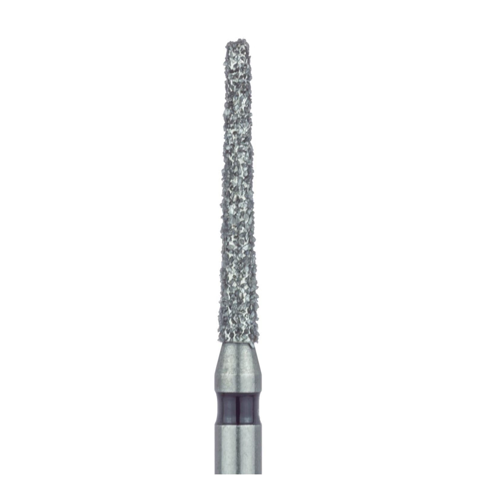 Meisinger 848H-014-FG Diamond Bur, Super Coarse, Flat End Tapered, Friction Grip, 1.4 mm Head Diameter, 10 mm Working Length, 5/Pkg thumbnail 3