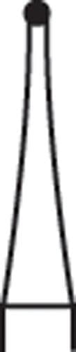 Alpen Operative Surgical Carbide Burs, RA, Round, #6, 1.8 mm, 10/Pk, R200006 thumbnail 8