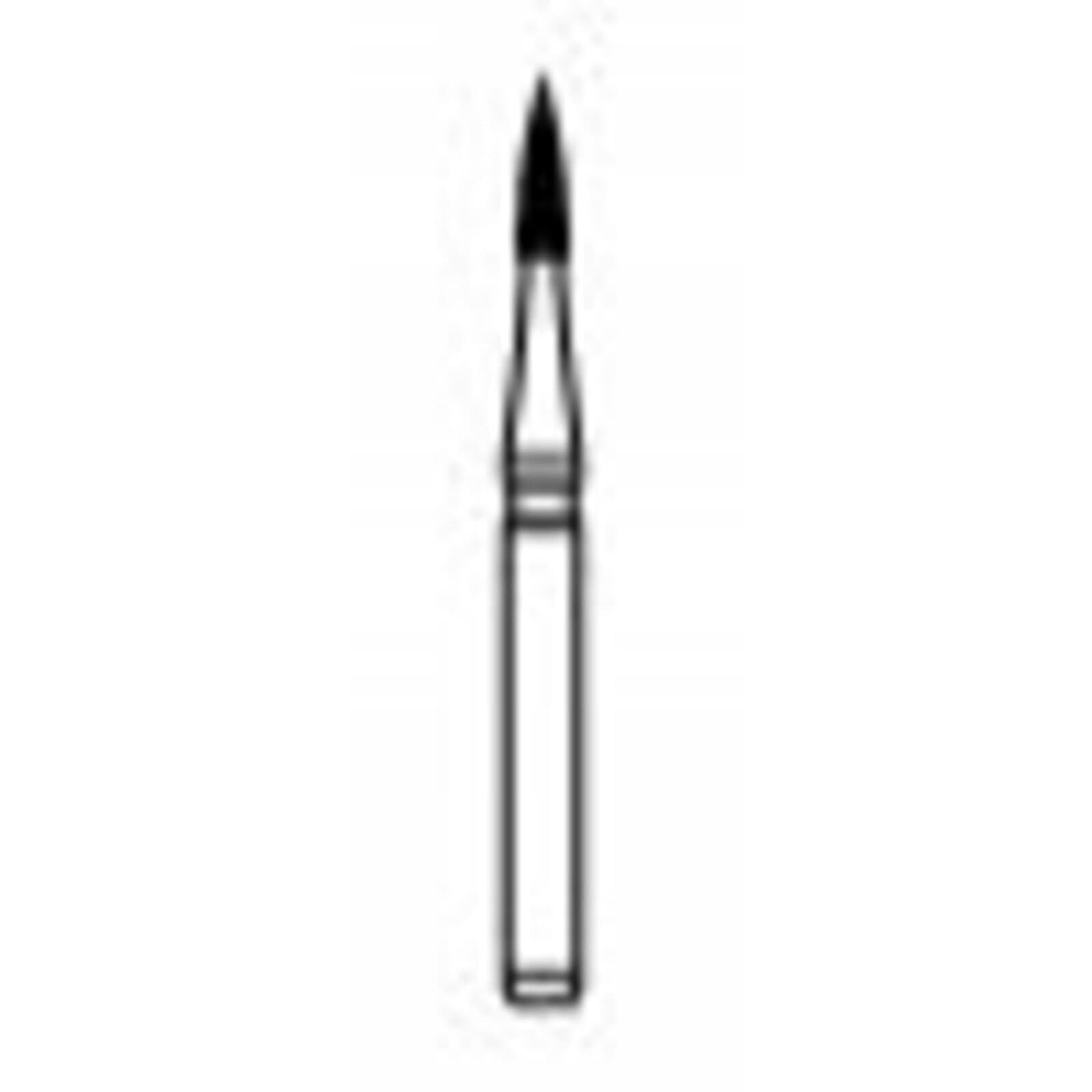 NTI 12-Fluted Trimming & Finishing Carbide Bur, FG, Flame, #7901, 0.9 mm, Red, 5/Pk, H246-009 thumbnail 7
