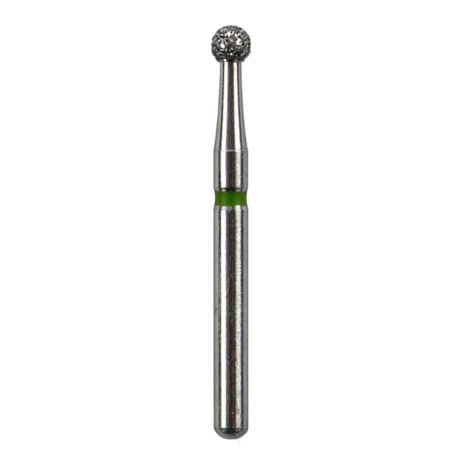 Kerr SimpliCut Single-Use Sterile Diamond Bur, Coarse Grit, Round (Ball) Shape, Friction Grip, 25/Pkg, C801-018-D thumbnail 2
