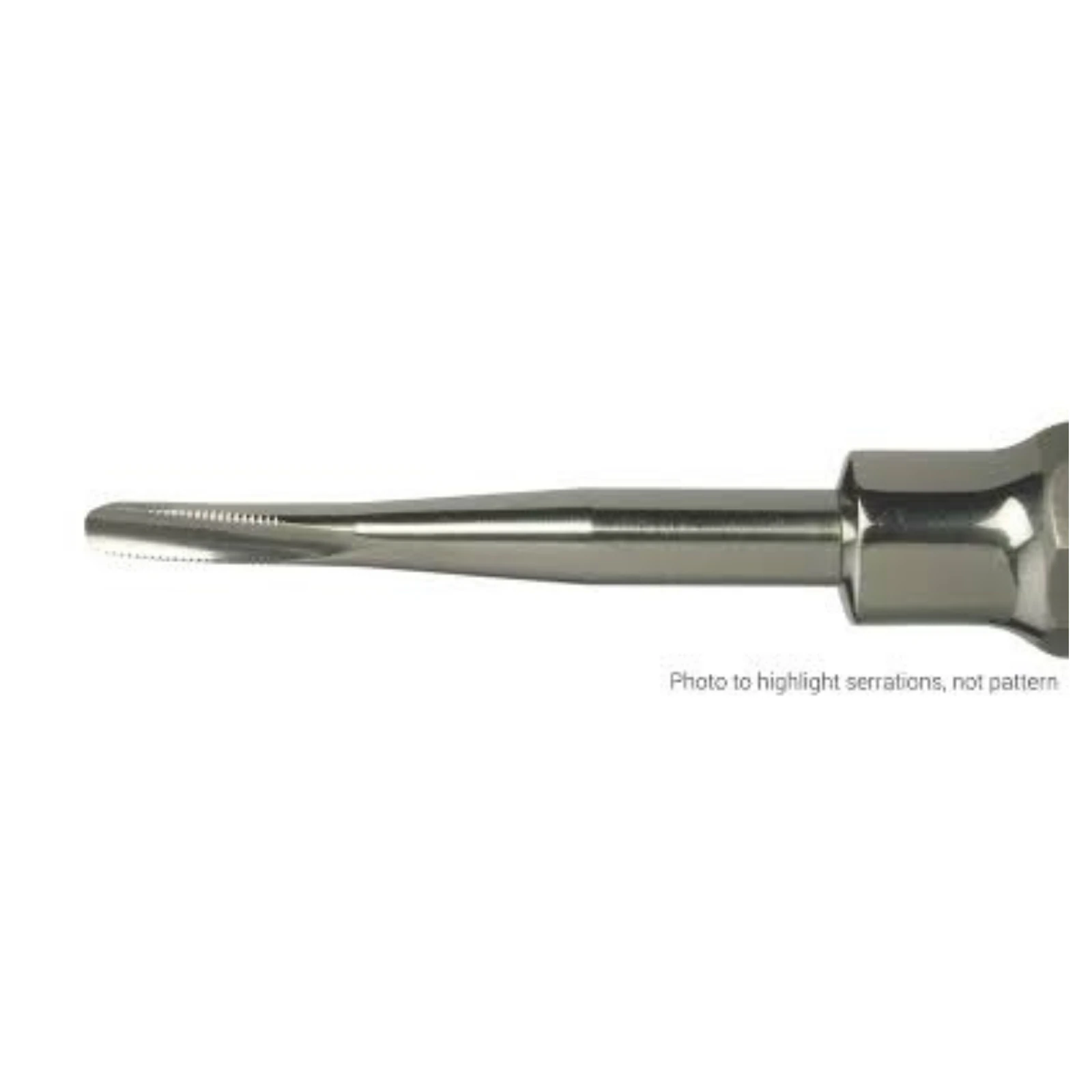 Nordent Elevator SE Serrated Seldin #34S, 3.7mm Blade Width, Stainless Steel, Single-Ended, E34SSR - Elevator SE Serrated Seldin #34S - Image 1