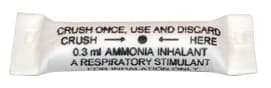 Ammonia Inhalant Capsules, 0.3 mL, 100/Pack - Ammonia Inhalant Capsules 0.3mL 100/Pk - Image 1