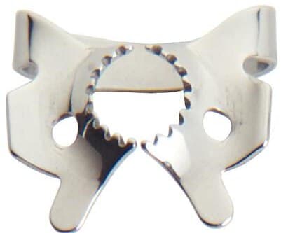 Ivory Tiger Rubber Dam Clamp, #14T, Winged, Serrated, Molar Partially Erupted, 1 Each, 50057849 thumbnail 5