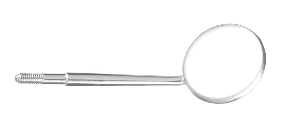 Miltex Magnifying Mirror, Cone Socket, #4, Stainless Steel - Miltex Mirror Magnifying CS #4 - Image 1