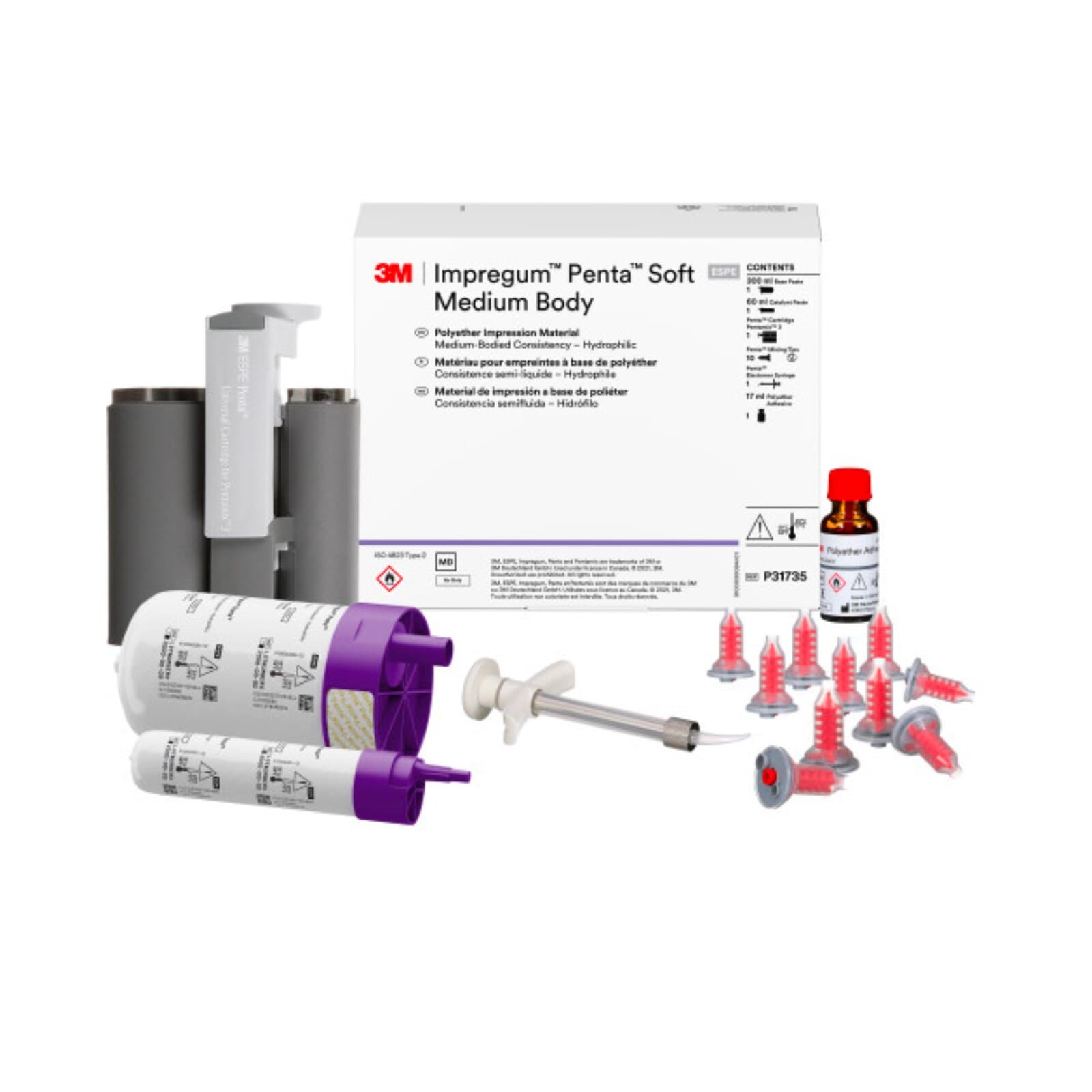 3M Impregum Penta Soft Medium Body Polyether Impression Material Intro Kit, P31735 thumbnail 3