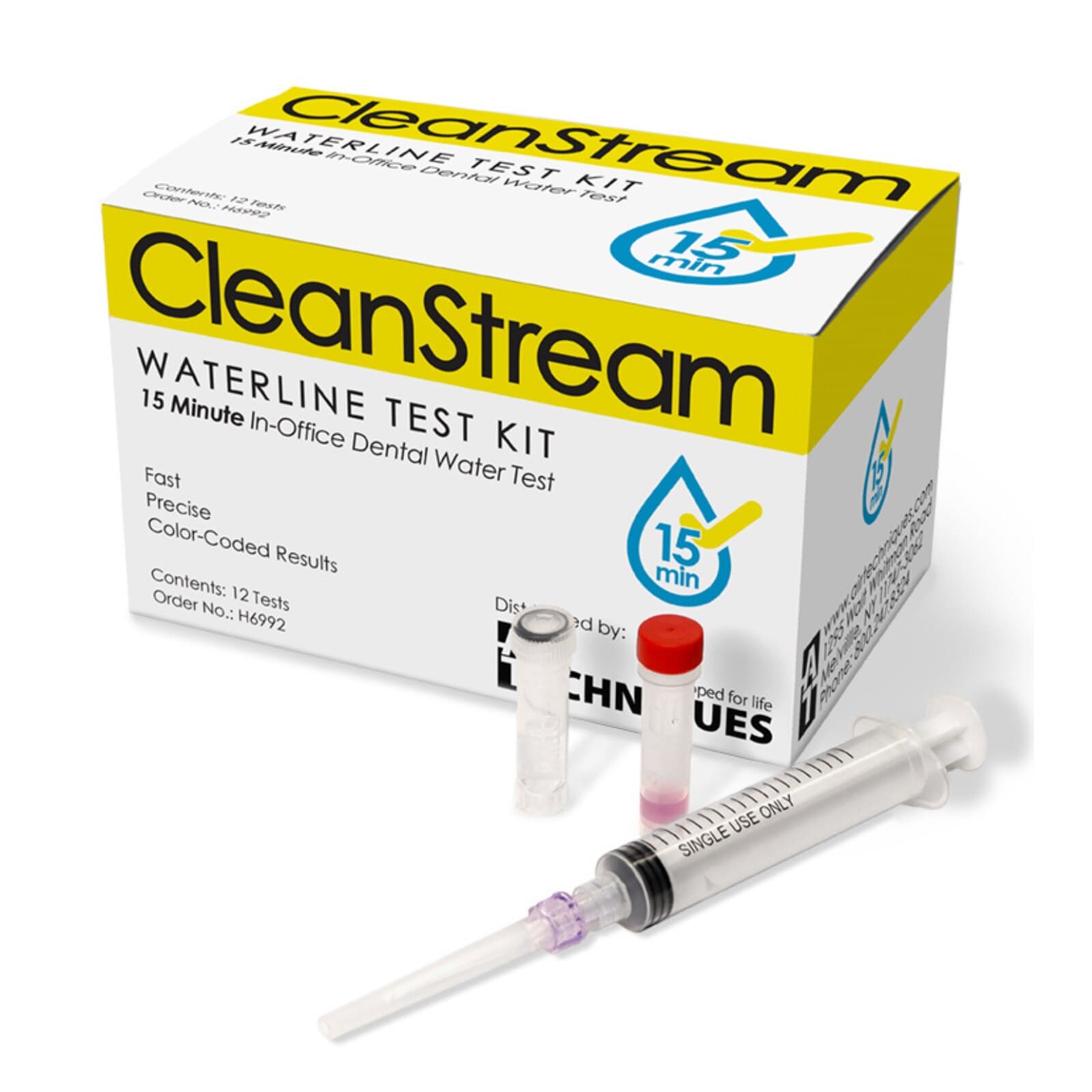 CleanStream In-Office Dental Waterline Test Kit, 12 Tests/Box, H6992 thumbnail 2