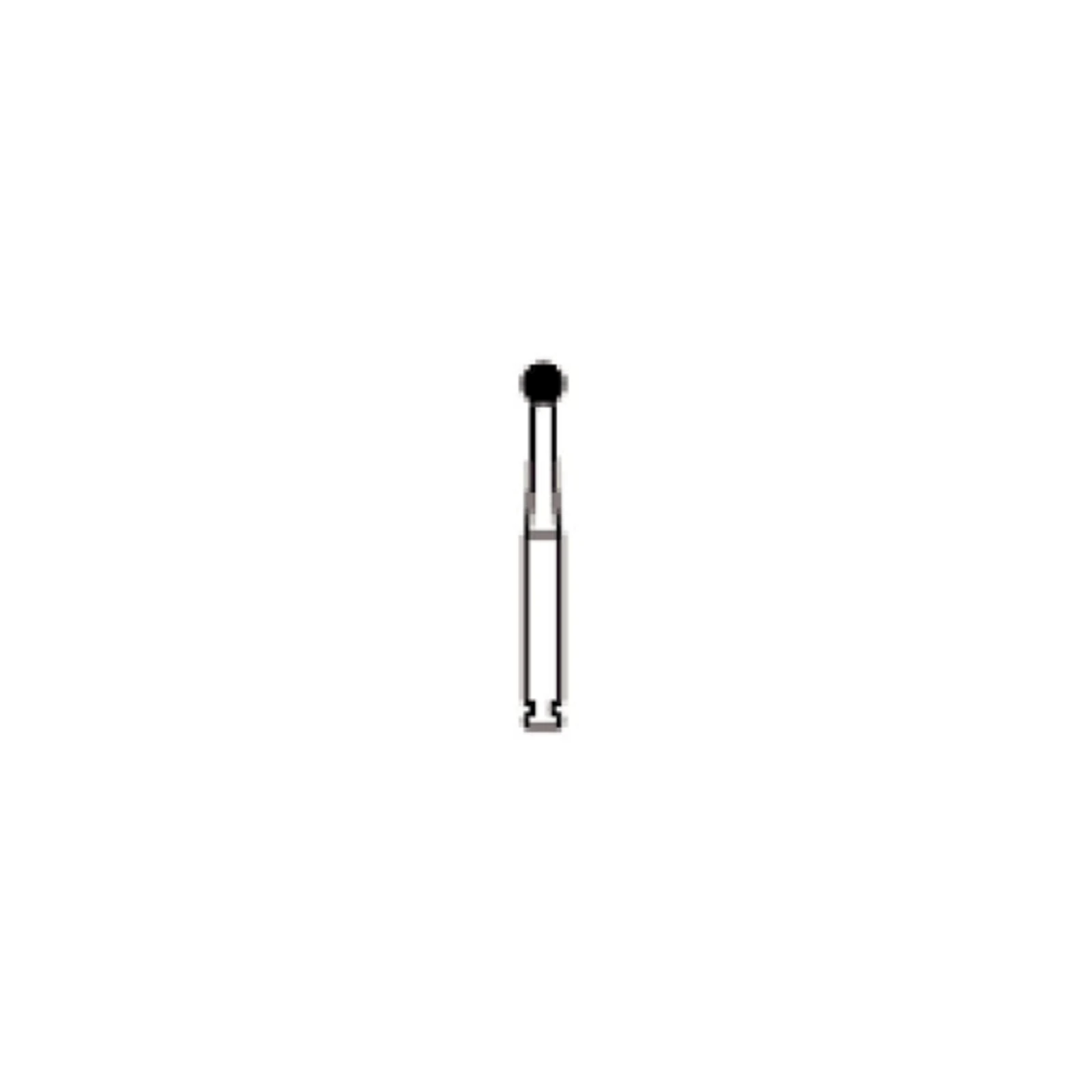 NTI Surgical Carbide Bur, Round #6, 1.8 mm, Right-Angle Latch, Surgical Length, 5/Pkg, H6-RASG thumbnail 3