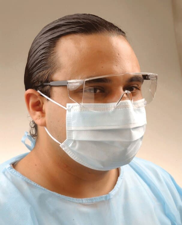 Ultra FogFree Surgical Face Mask, ASTM Level 3, Earloop, Blue, 40/Box, GCFCX thumbnail 16